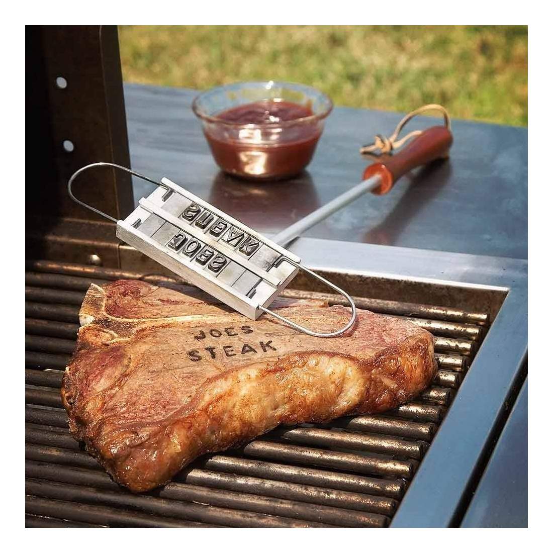Branding Iron for Meat with Interchangeable Letters eStore