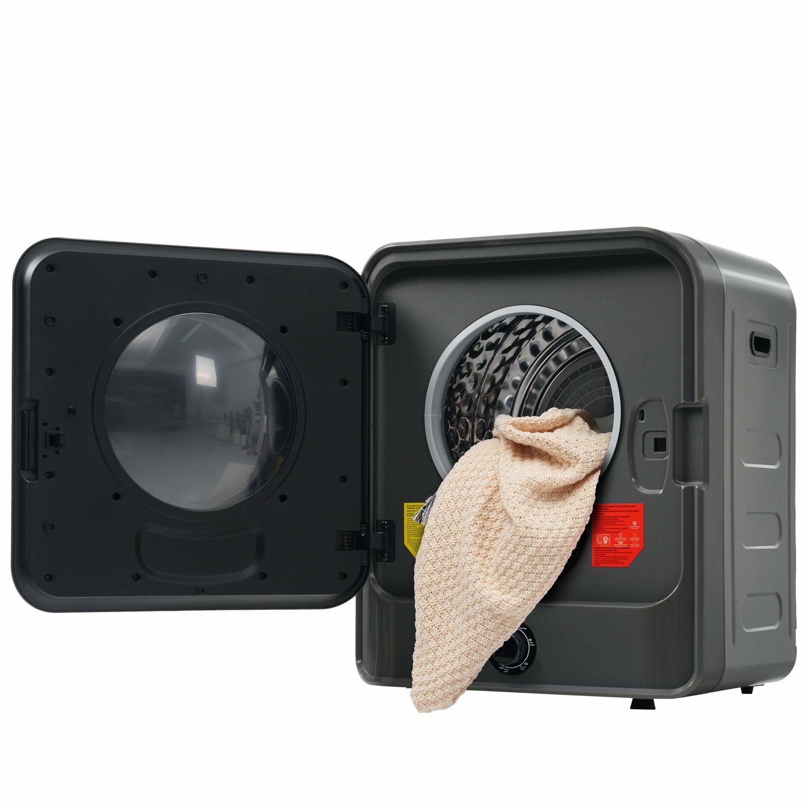 Vægmonterbar tørretumbler, 3-4,5 kg, 830 W, 5 programmer