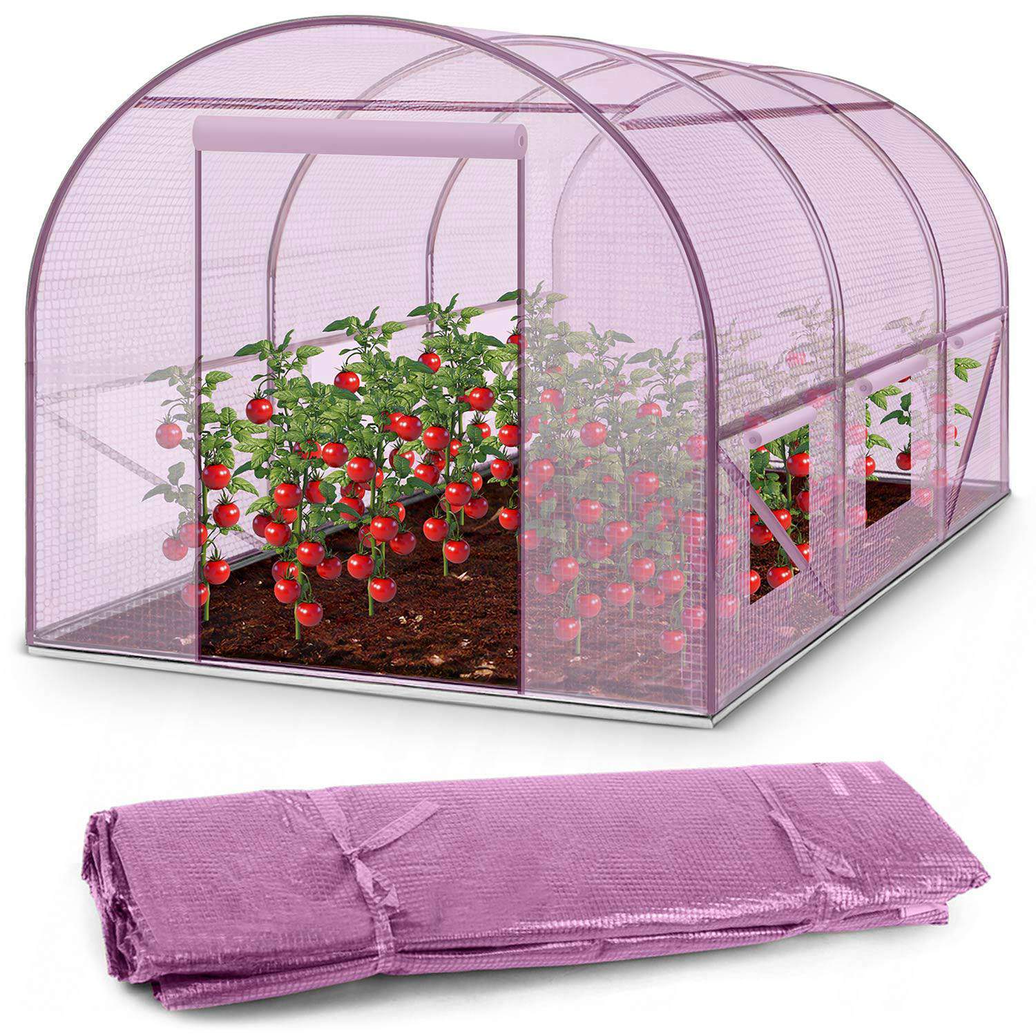 Folie til havetunnel 2 x 3 m (6 m2) pink Plonos