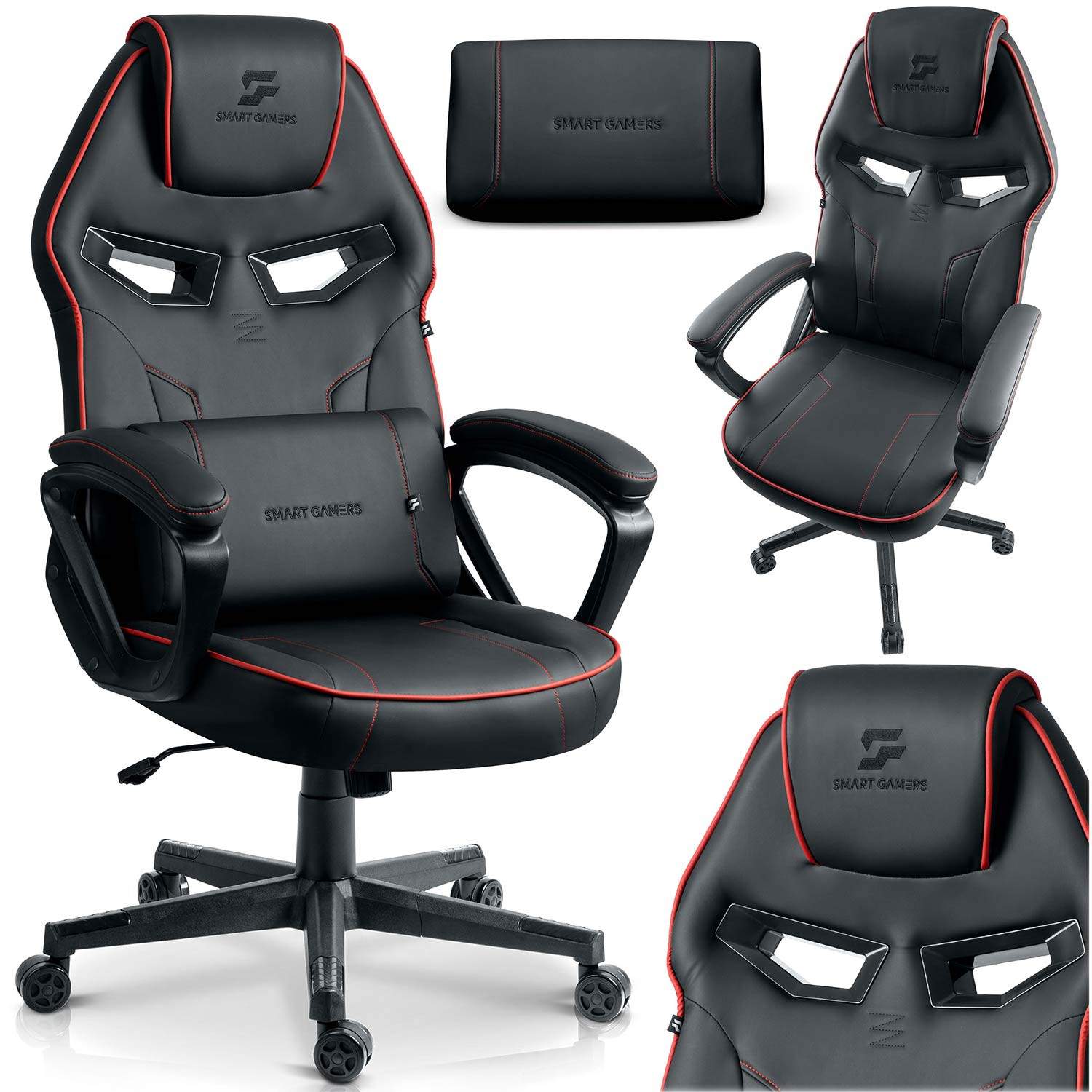 Ergonomisk gamingstol med lændestøtte – Furon