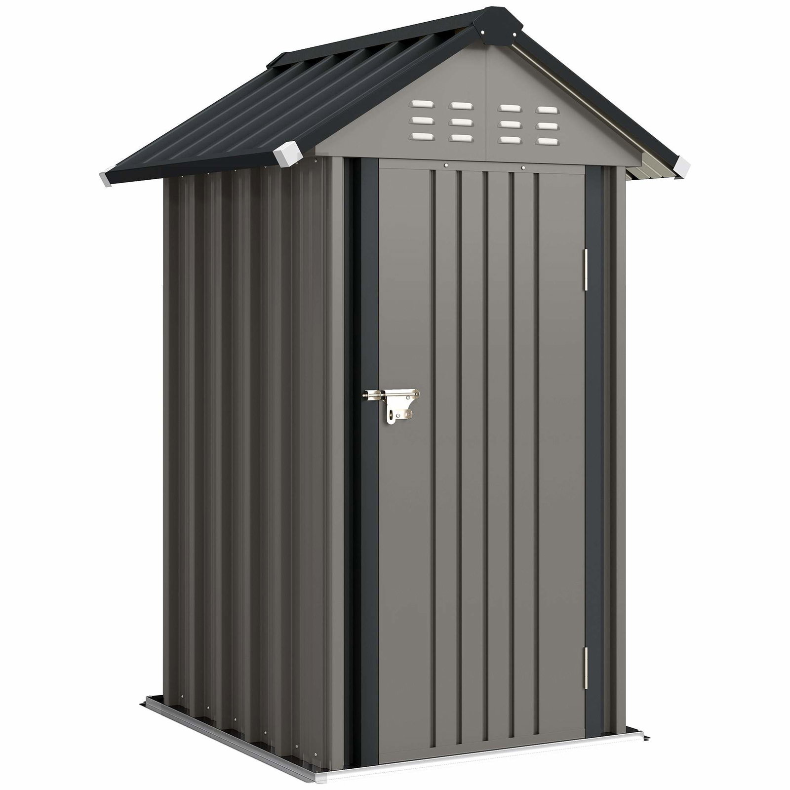 Metalskur – Ventileret, Vejrbestandigt, 1,17 m²