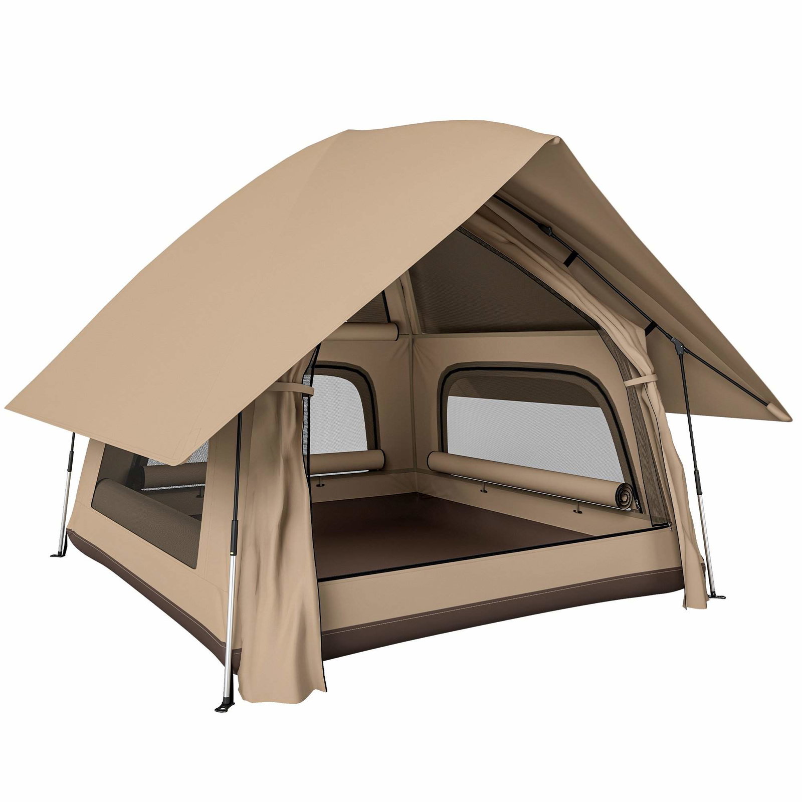 Pop-up telt – vandtæt, 2-3 personer, 235x235x184 cm