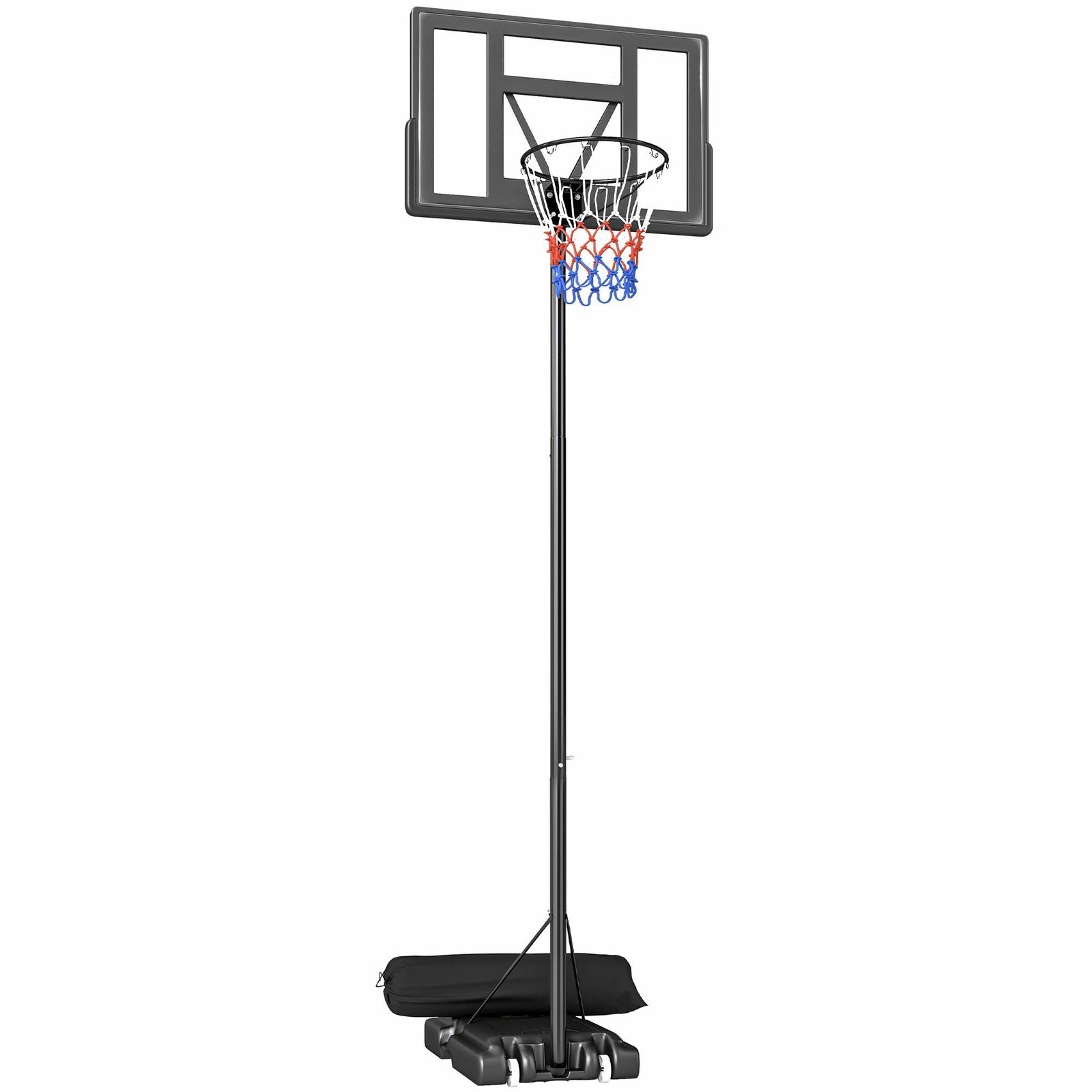 Justerbar udendørs basketballkurv – 135-305 cm, brudsikker bagplade