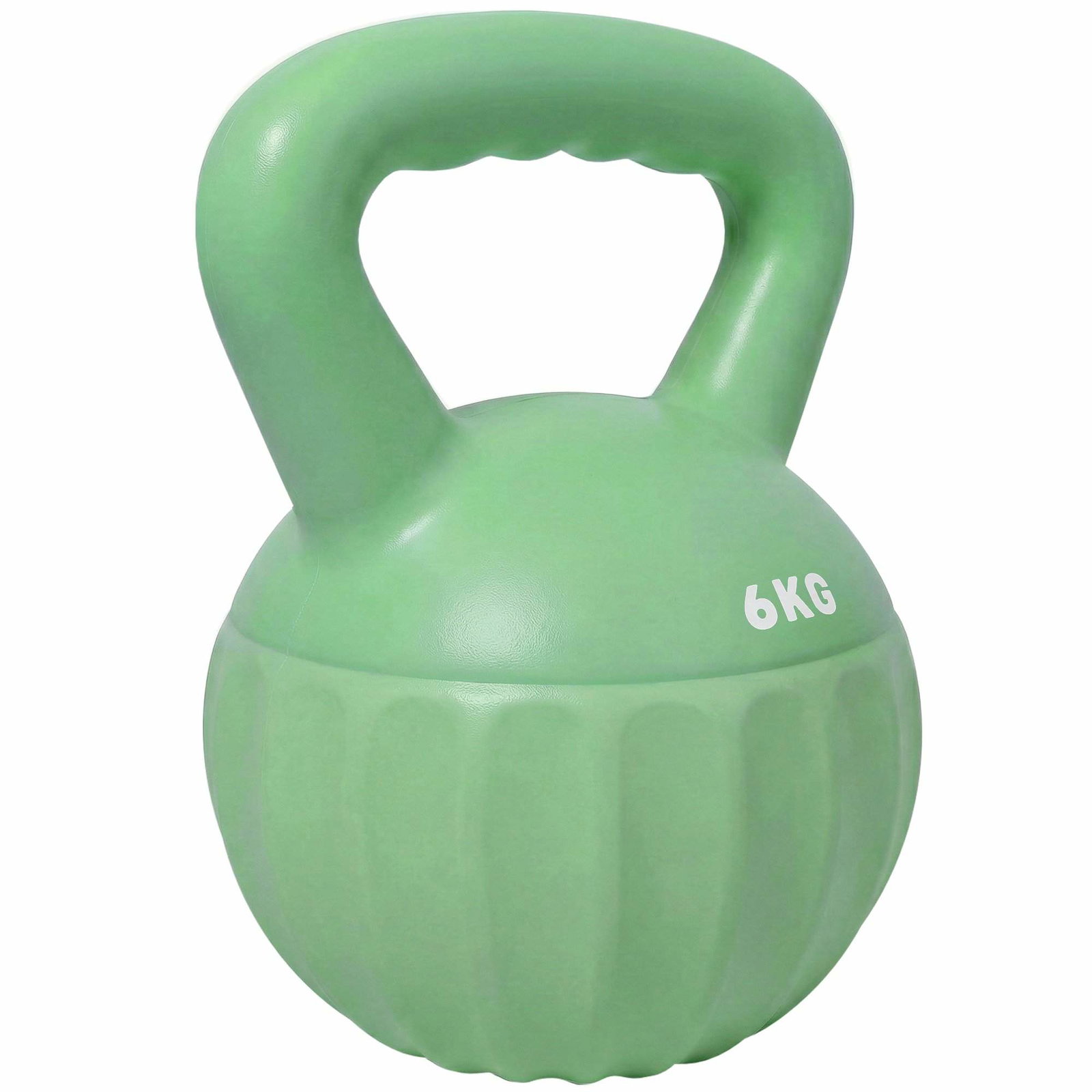 Kettlebell 6kg – Sandfyldt, Skridsikkert greb, Hjemmegym