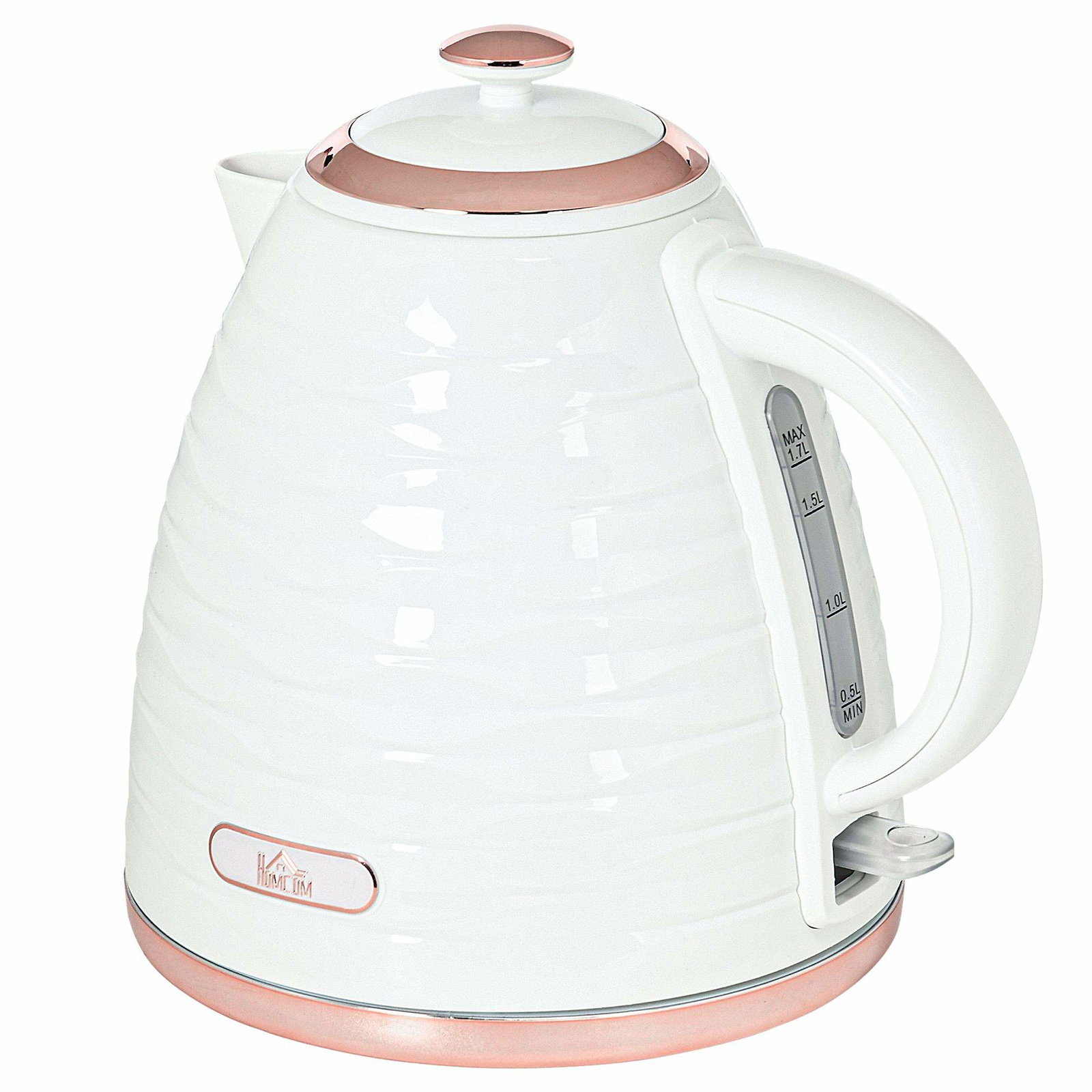 Elkedel 1,7L, 2200W, Hurtigkog med kalkfilter