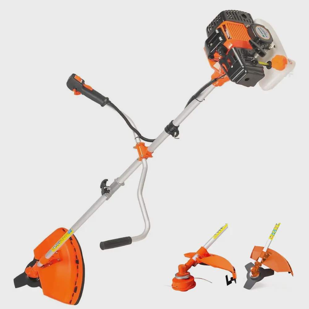 Powertech PT-550: 2-i-1 benzindrevet buskrydder-græsklipper - 55cc