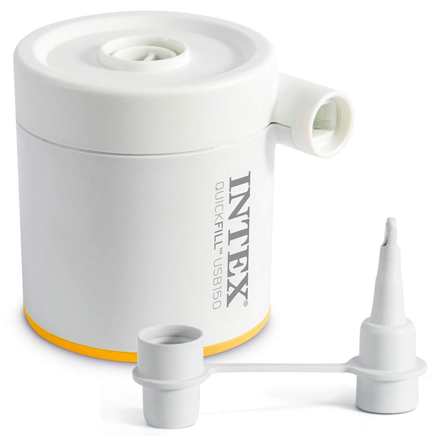 Elektrisk hurtigfyldningspumpe, USB-A-strømforsynet, 2 dyser