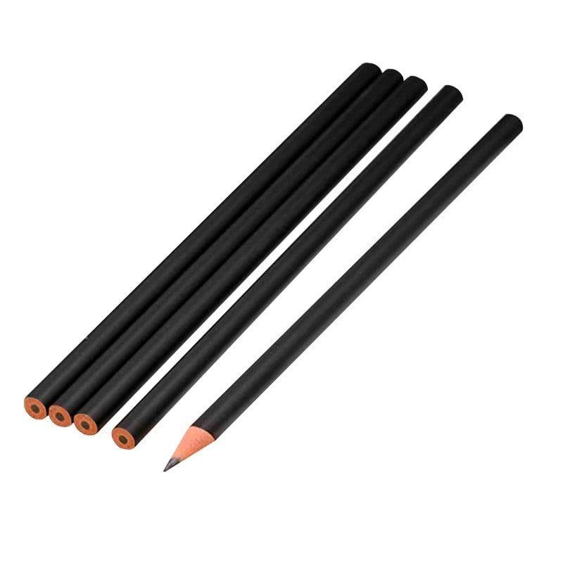 5x Uspidsede Blyanter - Sort