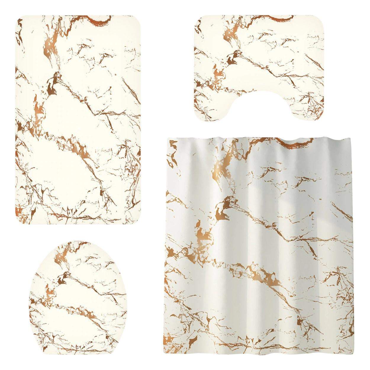 4x Tekstiilit Kylpyhuoneen Sisustamiseen - Beige