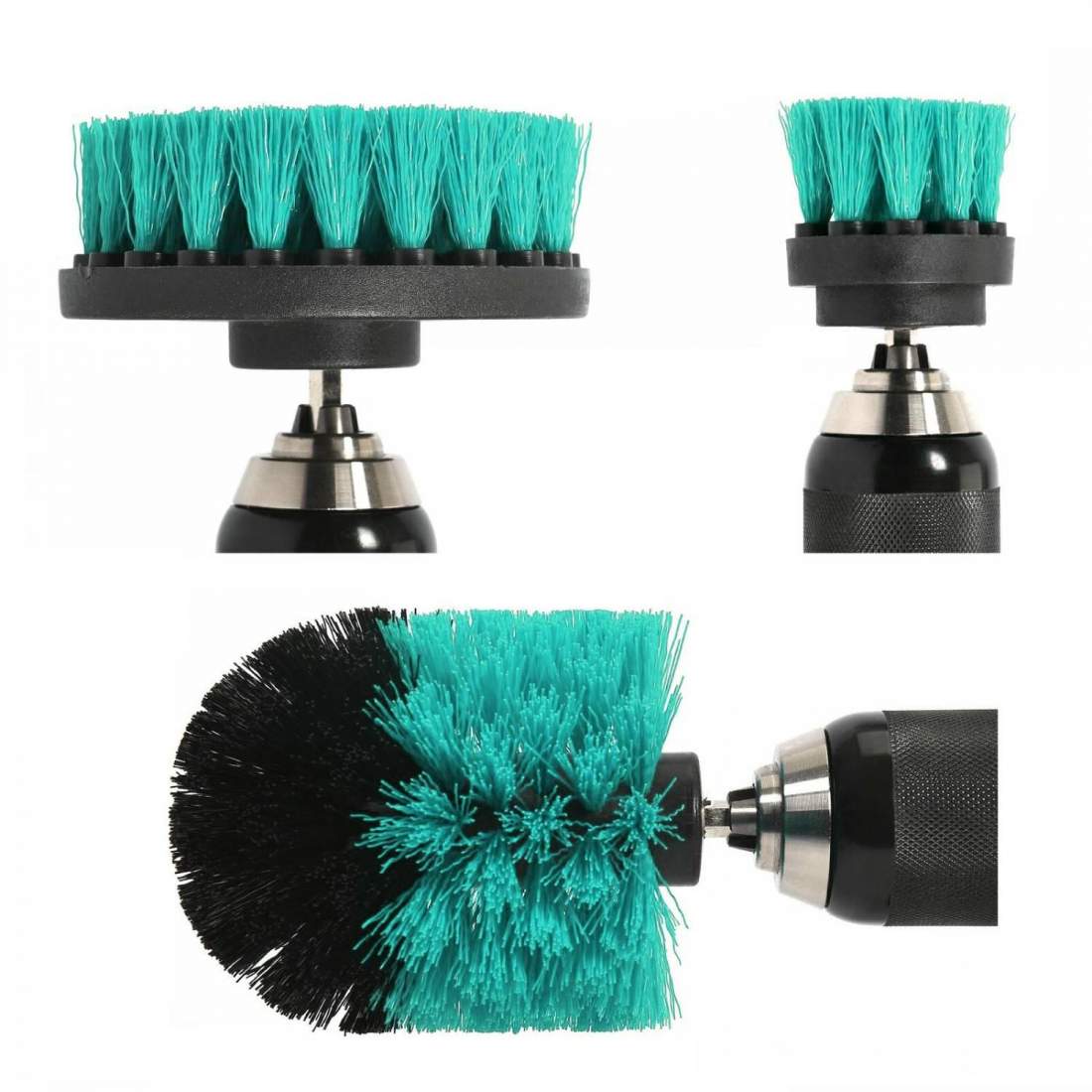 3x Cleaning Brushes for Drill eStore