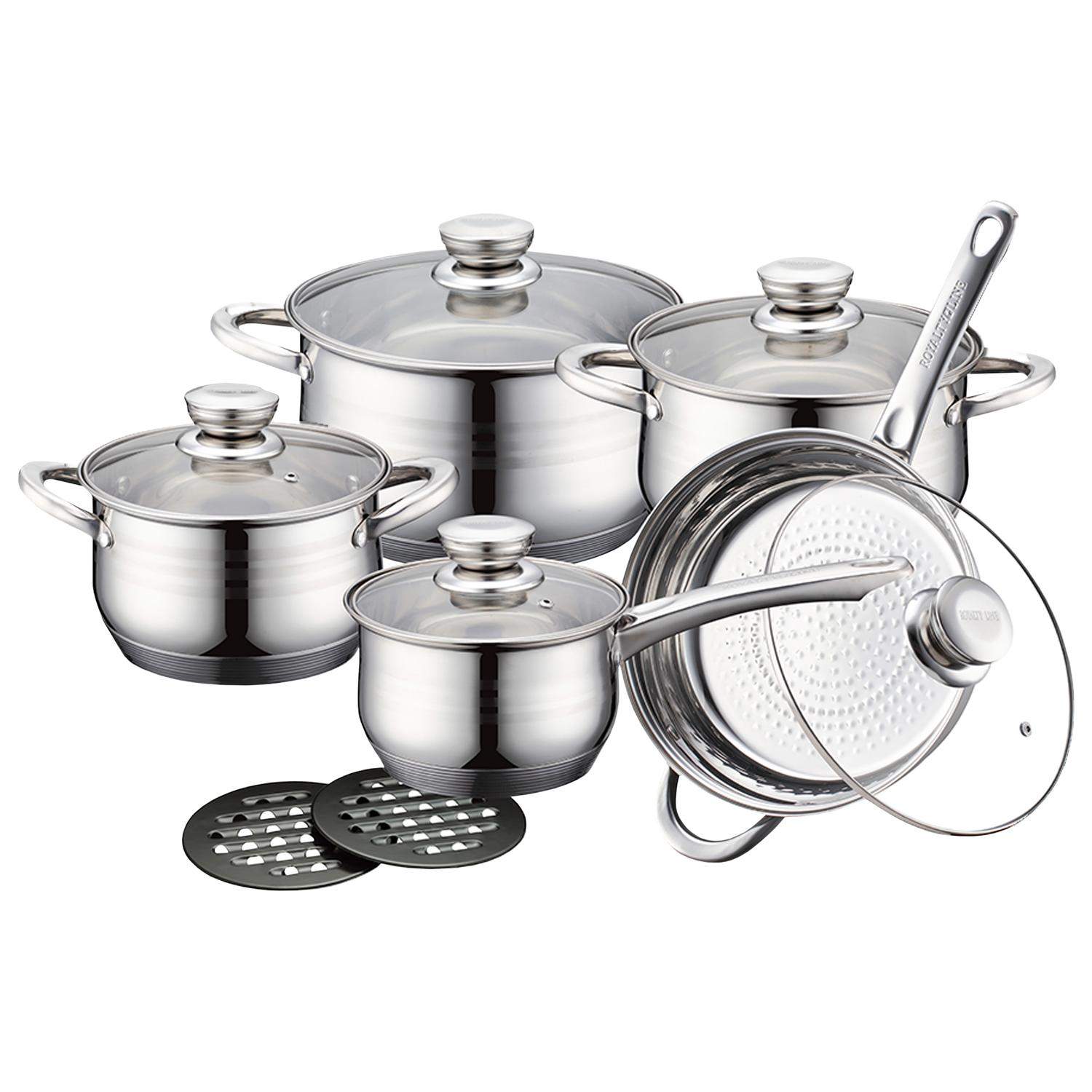 Gryde-, Stege- og Kasserollesæt - 5 Køkkengrej