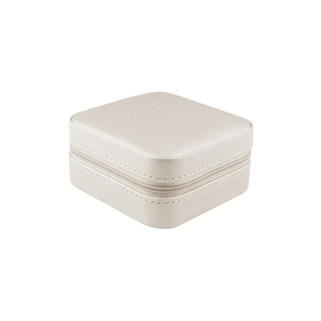 Reseskrin 10x10 cm - Vit | Mode & Accessoarer - Smycken, Smyckesset & Tillbehör - Smyckeskrin | Pryloteket