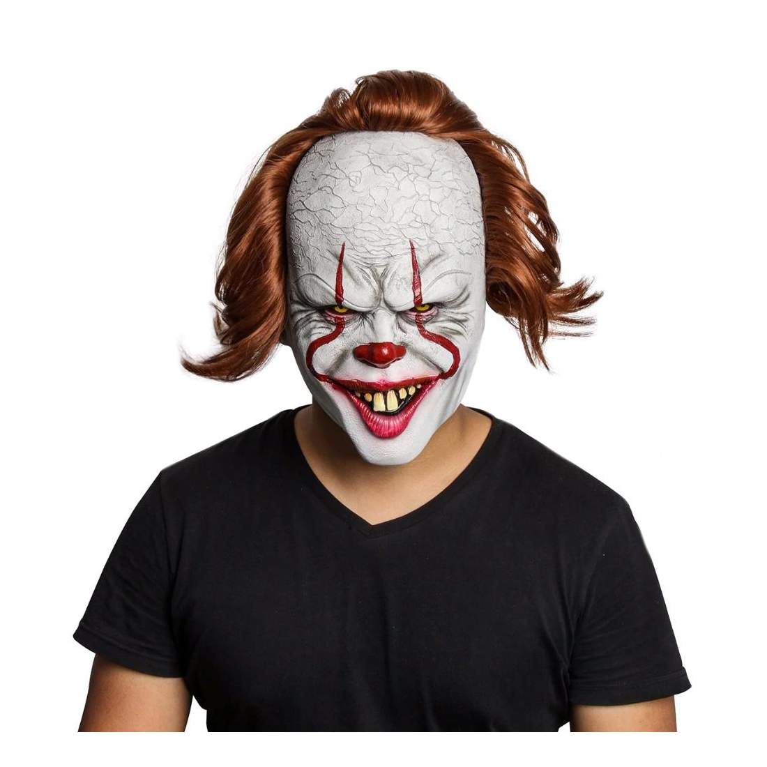 Pennywise-mask i Latex - Halloween | Mode & Accessoarer - Accessoarer - Masker & Förklädnad | Pryloteket