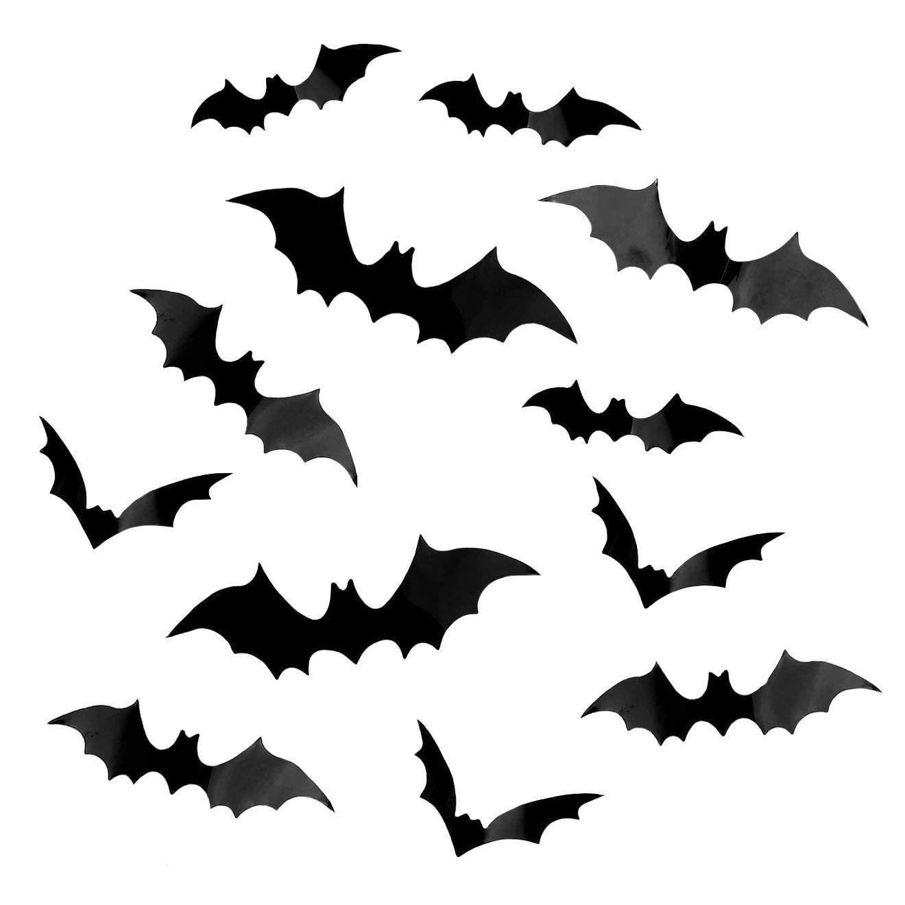12x Fladdermöss, Dekoration - Halloween | Hem & Hobby - Hem & Hushåll - Inredning & Dekoration - Övriga Inredningsdetaljer | Pryloteket