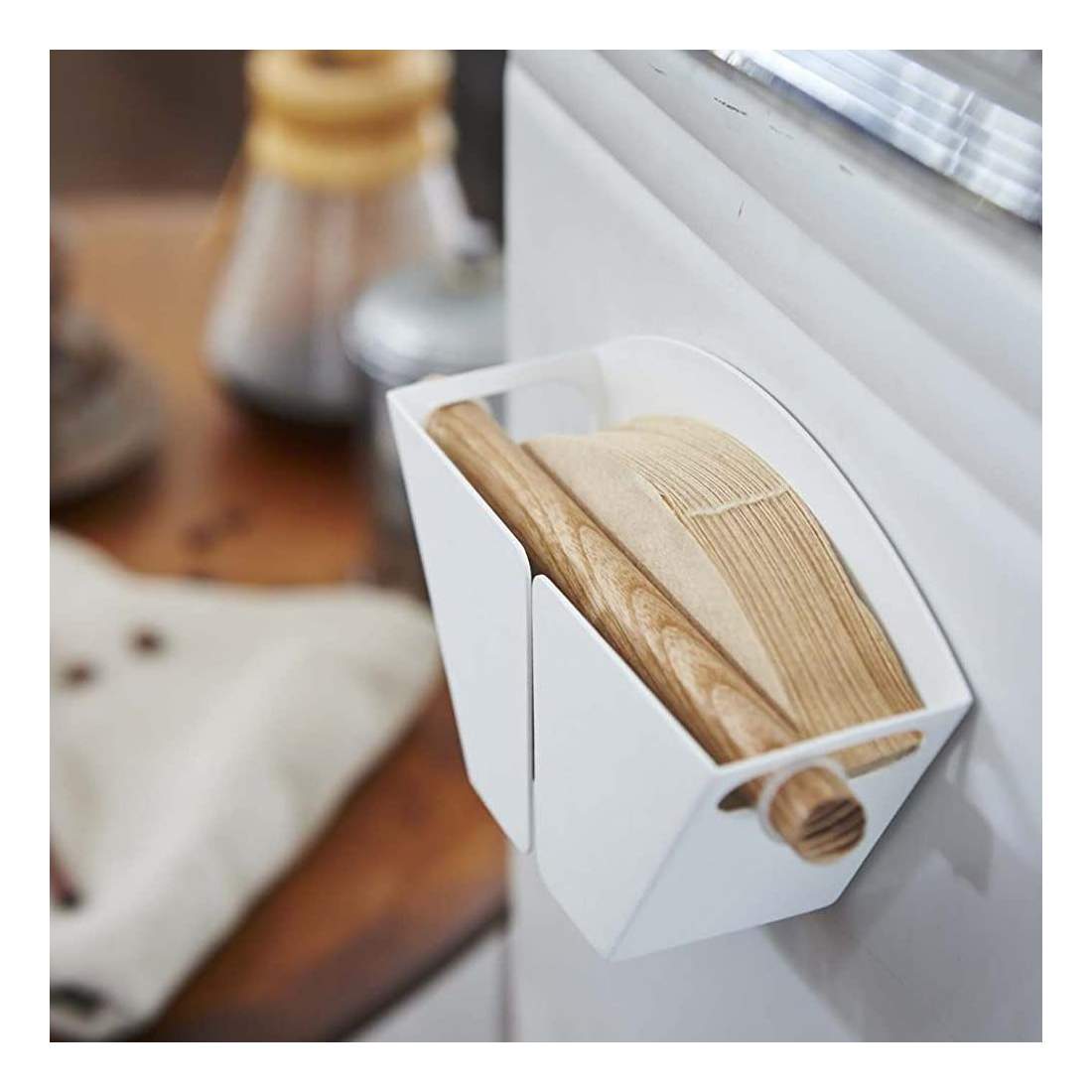 Kaffefilterhållare i Metall - Vit | Hem & Hobby - Hem & Hushåll - Kök - Köksredskap - Kaffe & Te - Kaffetillbehör | Pryloteket