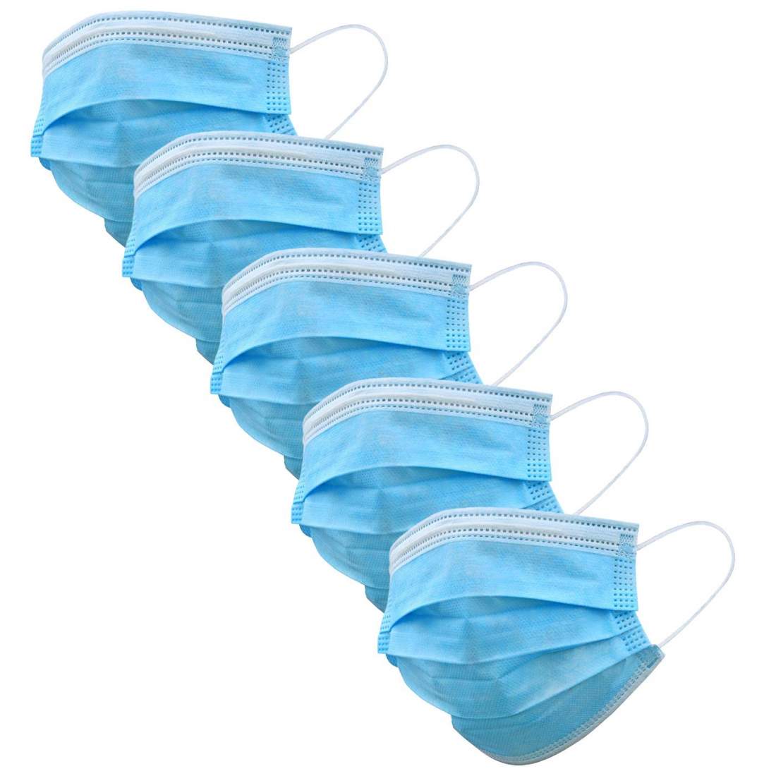 5x Munskydd för Engångsbruk | Hälsa & Skönhet - Andningsmask | Pryloteket