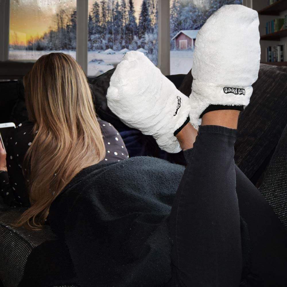 Hot Feet, Varme Hjemmesko - Hvid billede