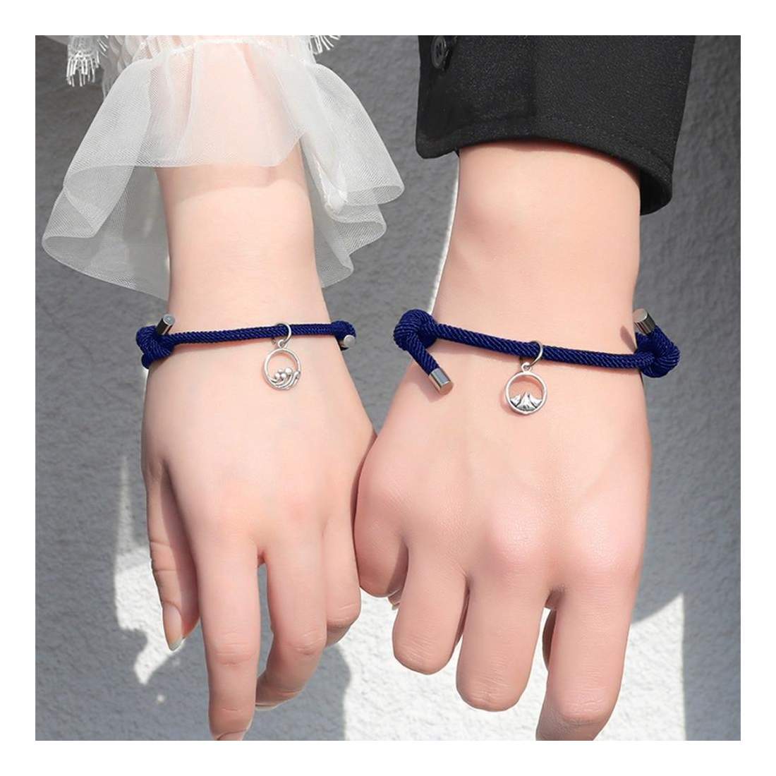 Pararmband med Magnet - Blå | Mode & Accessoarer - Smycken, Smyckesset & Tillbehör - Armband | Pryloteket