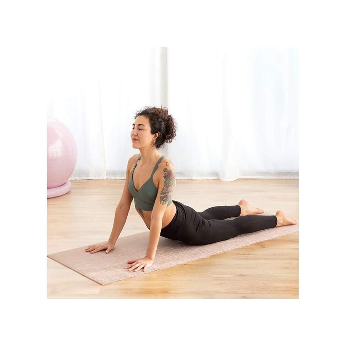 Yogamatta i Jute - 173 x 61 cm | Sport & Fritid - Träning - Träningsutrustning | Pryloteket