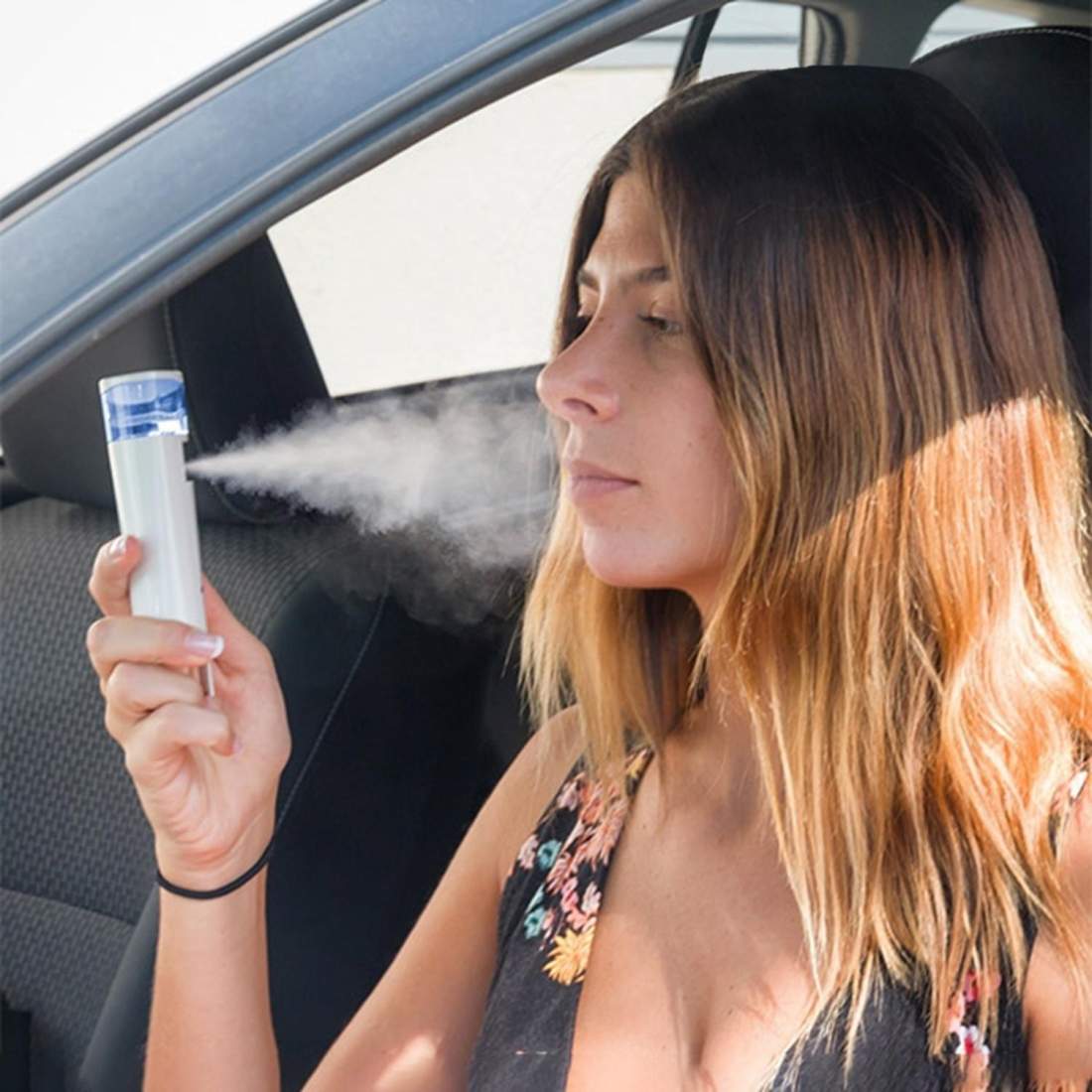 Nanospray-behållare med Powerbank | Hälsa & Skönhet - Hud- & Ansiktsvård | Pryloteket