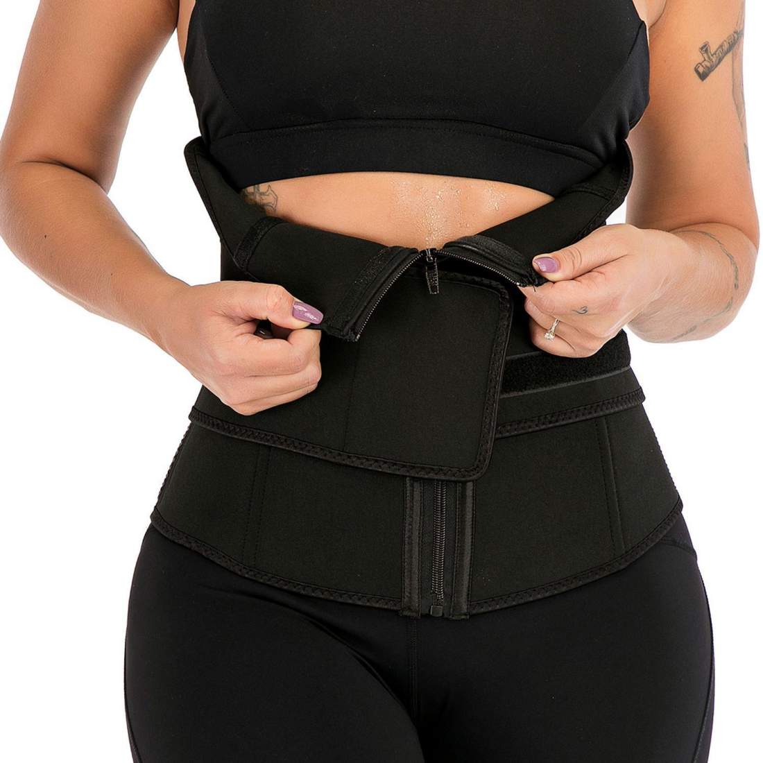 Waist Trainer med Velcro Sort eStore