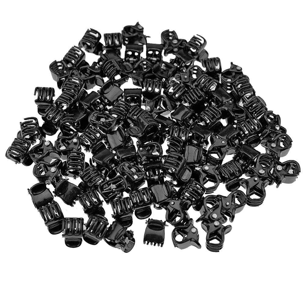 100x Små Hårklämmor - Svart | Hälsa & Skönhet - Hårvård & Styling - Hårsnoddar & Hårspänne | Pryloteket