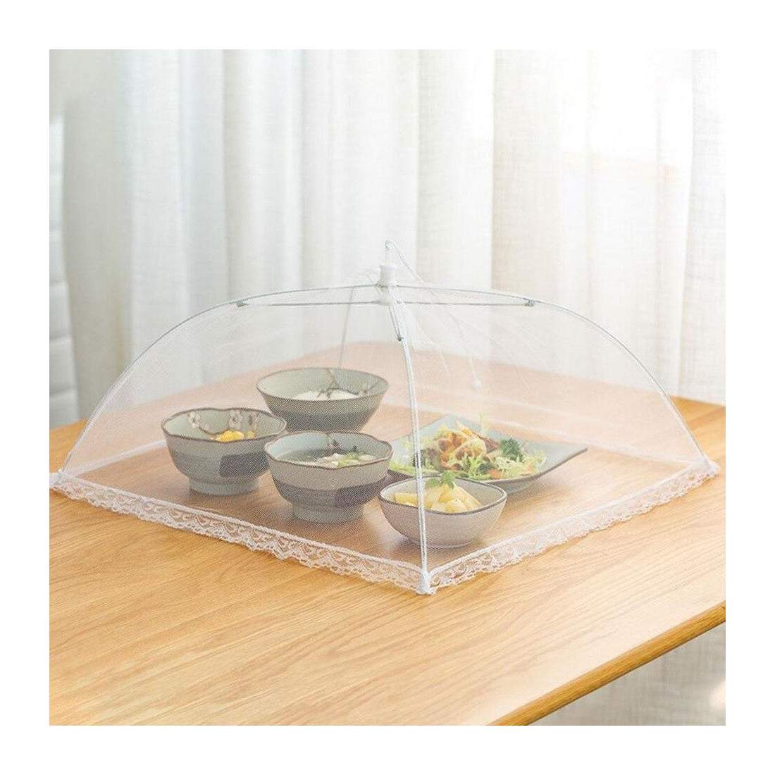 Pop-Up Matparaply, Mesh - Vit | Hem & Hobby - Hem & Hushåll - Kök - Köksredskap - Övriga Köksredskap | Pryloteket