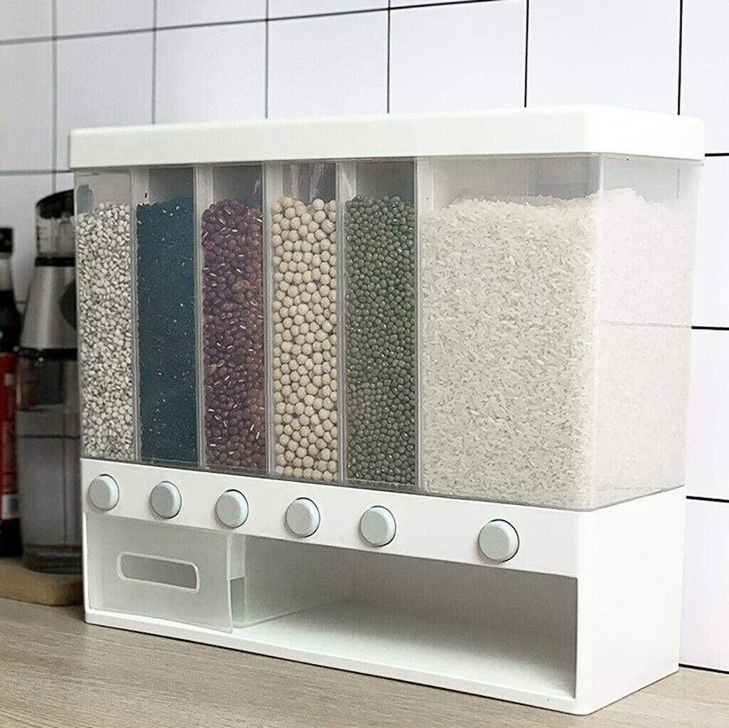 Gryn- och Risdispenser - Vägghängd eller Fristående | Hem & Hobby - Hem & Hushåll - Kök - Köksredskap | Pryloteket