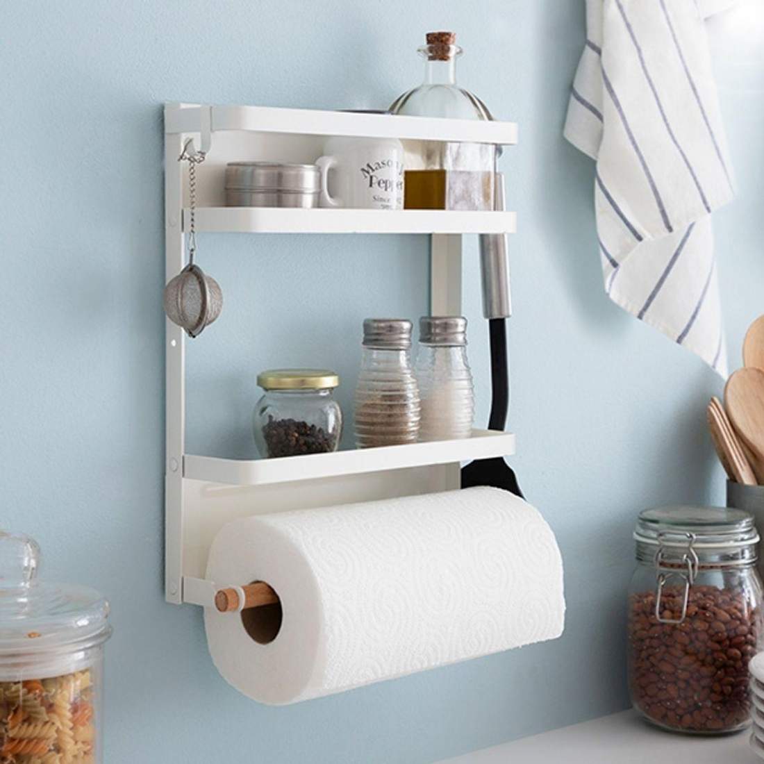 Magnetisk Förvaringshylla med Två Hyllplan | Hem & Hobby - Hem & Hushåll - Förvaring & Organisering | Pryloteket