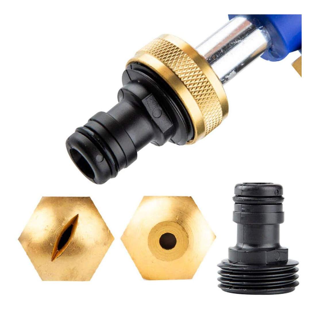 Pressure Nozzle for Garden Hose 2x Nozzles eStore