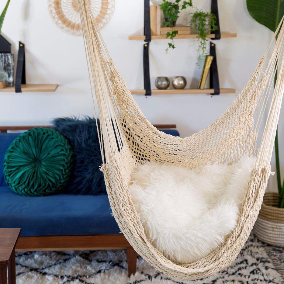 Hængende Sæde i Strikket Design