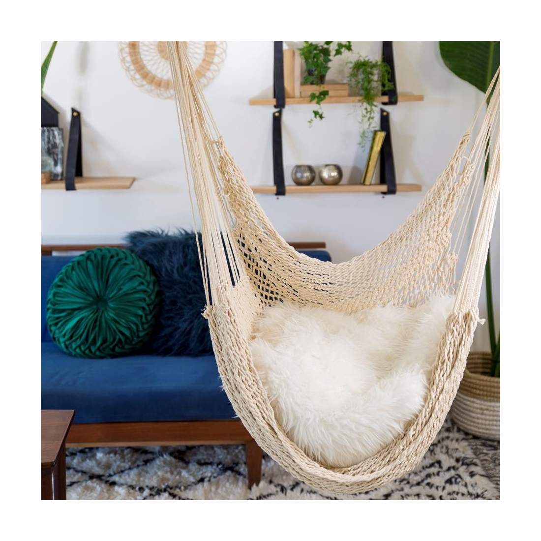 Hängande Sits i Stickad Design | Hem & Hobby - Hem & Hushåll - Trädgårdsartiklar - Hängmattor | Pryloteket