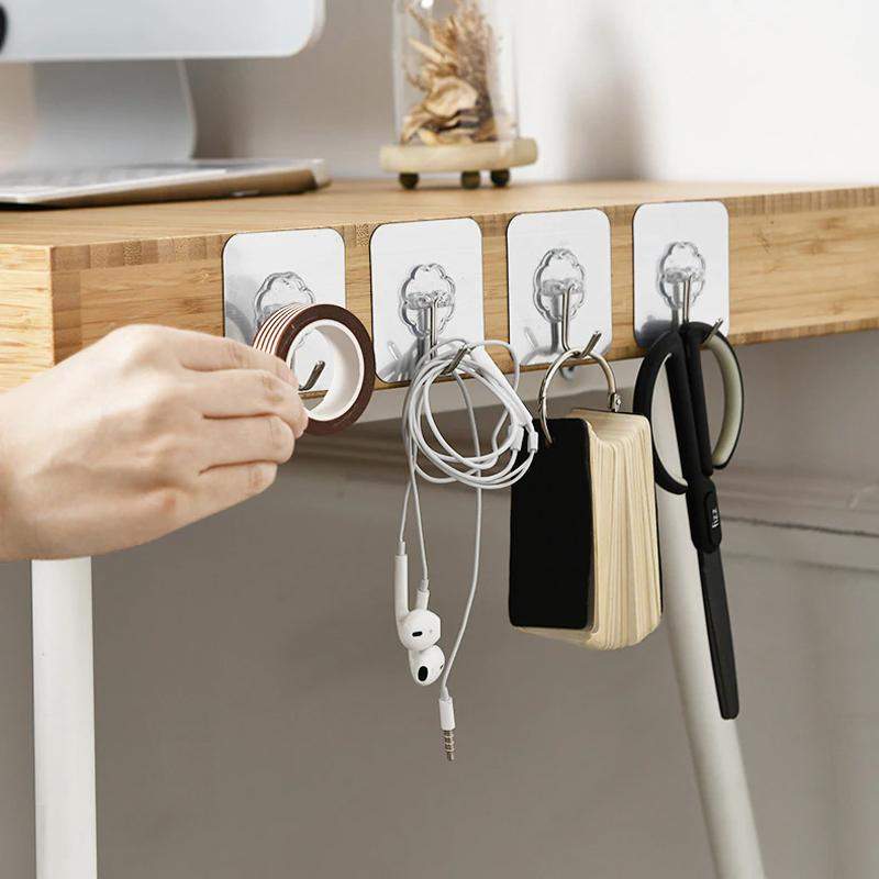 10x Seinäkoukut - Itseliimautuva