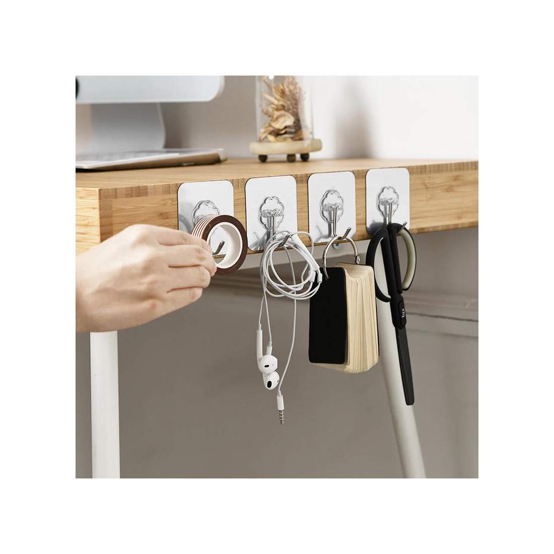 10x Väggkrokar - Självhäftande | Hem & Hobby - Hem & Hushåll - Badrum - Badrumshängare | Pryloteket