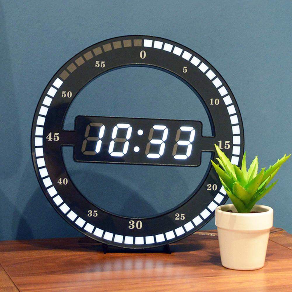 Digital Wall Clock with LED