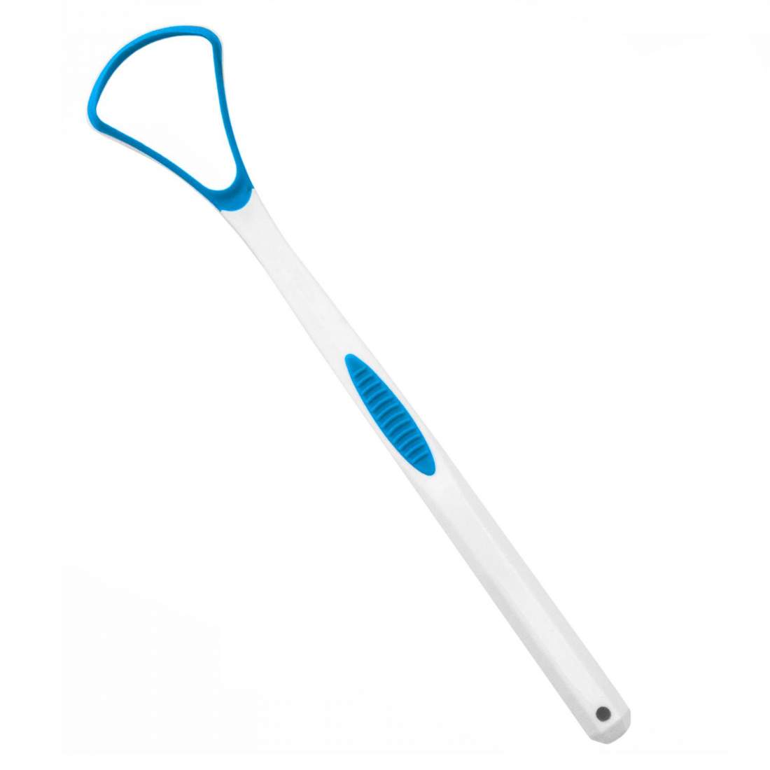 Tungeskraber i Plast - Hvid og Blå