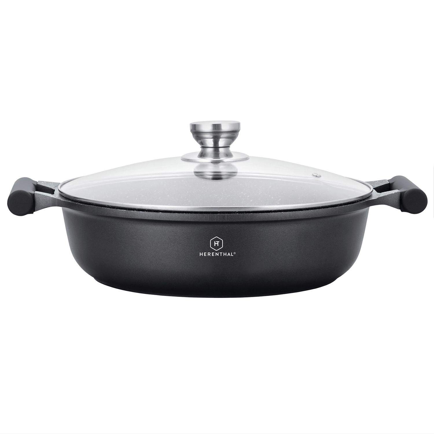 Lav Gryde med Låg, 7.0 L - Ø 34 cm