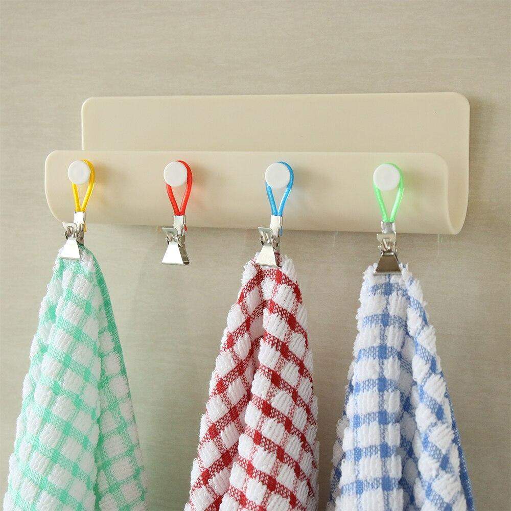 5x Håndklædeclipse i Rustfrit Stål