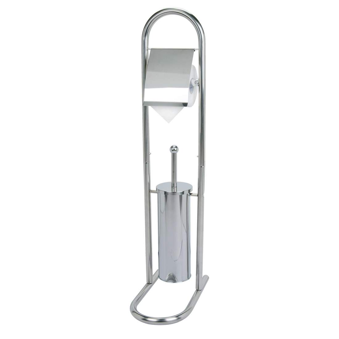 Ställ för Toalettpapper och Borste - Rostfritt Stål | Hem & Hobby - Hem & Hushåll - Badrum - Övrigt | Pryloteket