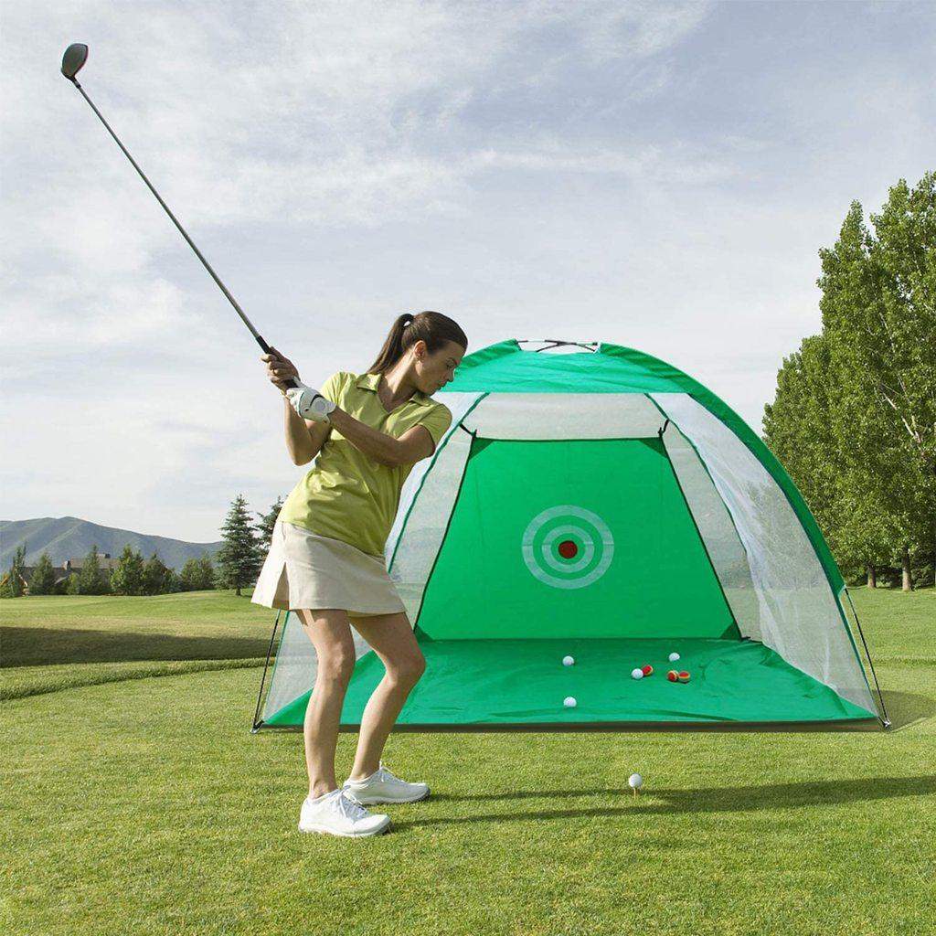 Taitettava Harjoitusverkko Golfiin