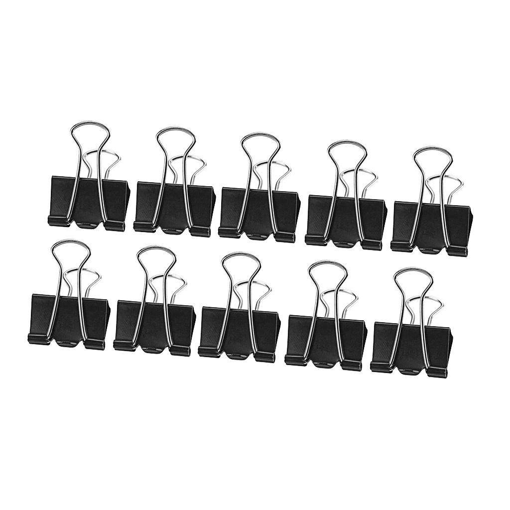 10x Papirclips i Metal - 2.5 cm