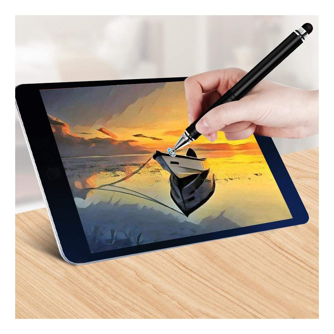 Dubbelsidig Styluspenna - Universal - Svart | Elektronik - Tillbehör Mobil & Surfplatta - Övriga Mobiltillbehör | Pryloteket