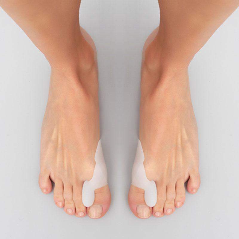 2x Silikonebeskyttere til Hallux Valgus billede