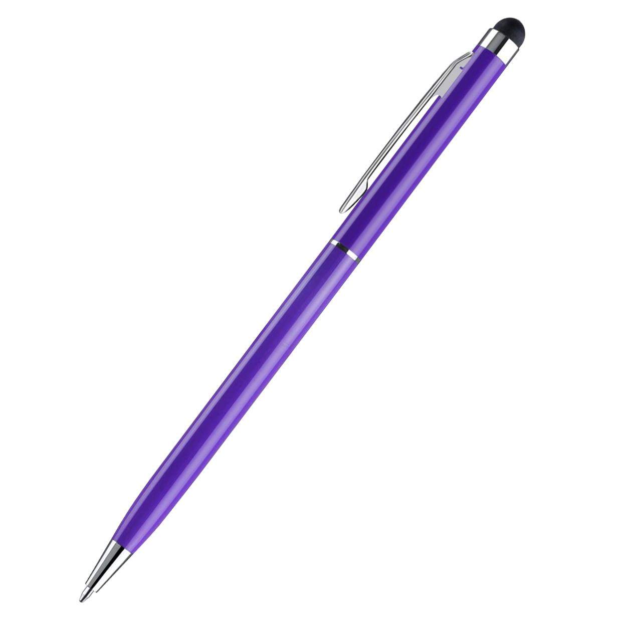 5x Touch- og Kuglepen - Lilla