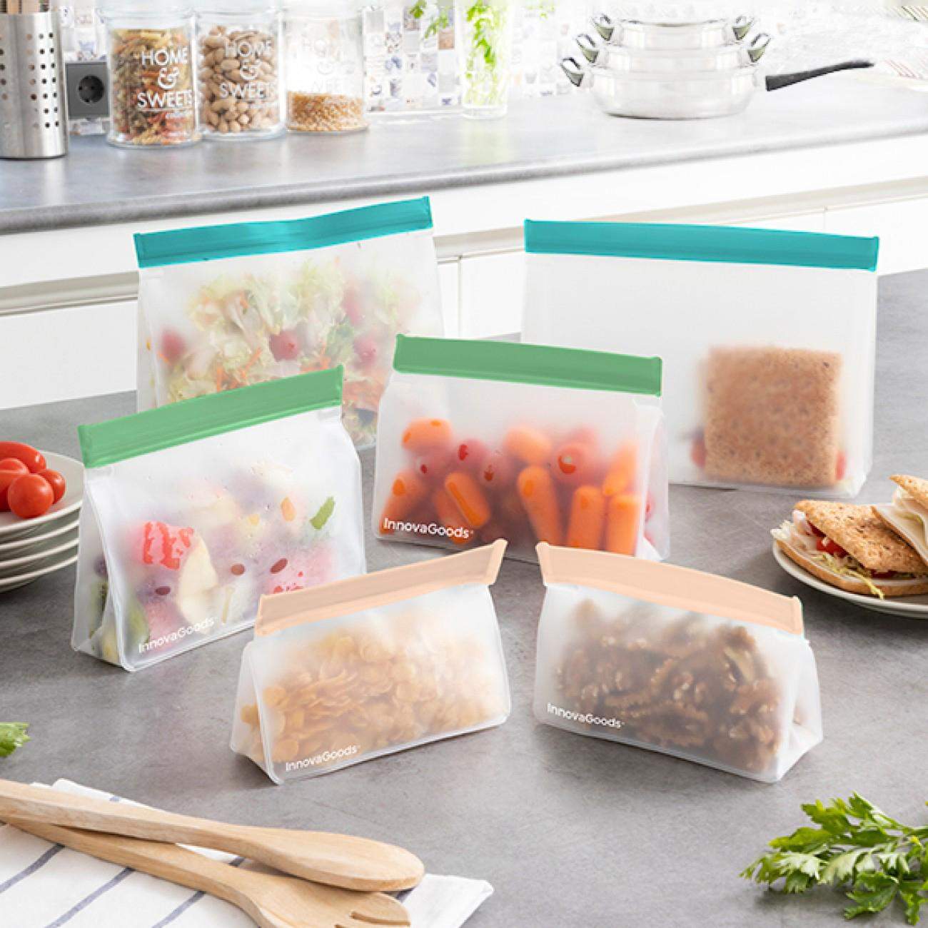 6x Forseglelige Hermetiske Poser