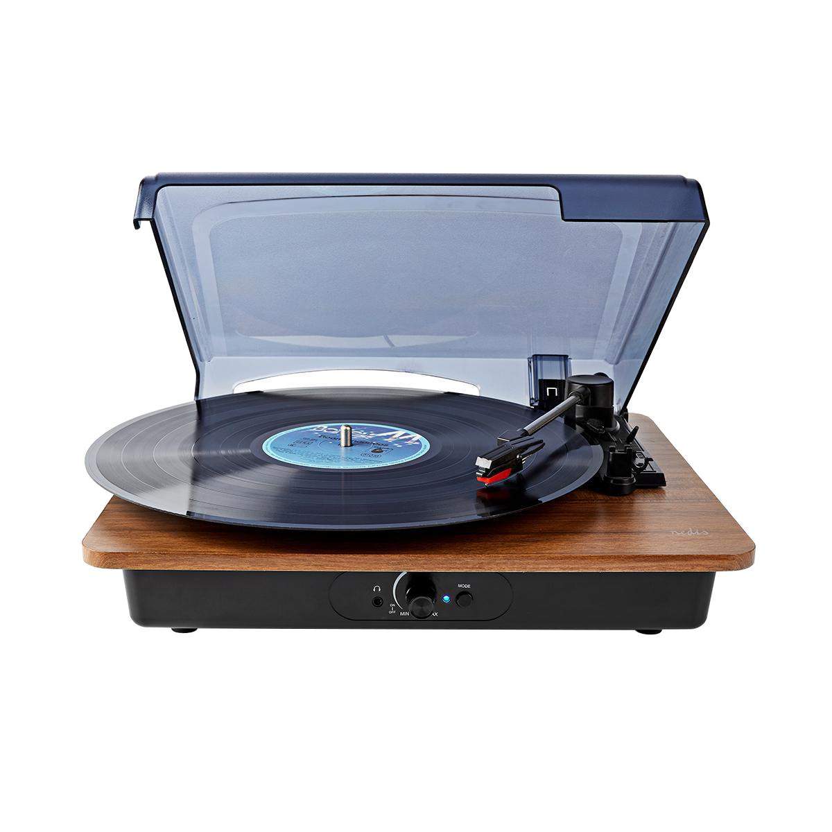 Hihnavetoinen Levysoitin Sisäänrakennetulla Kaiuttimella