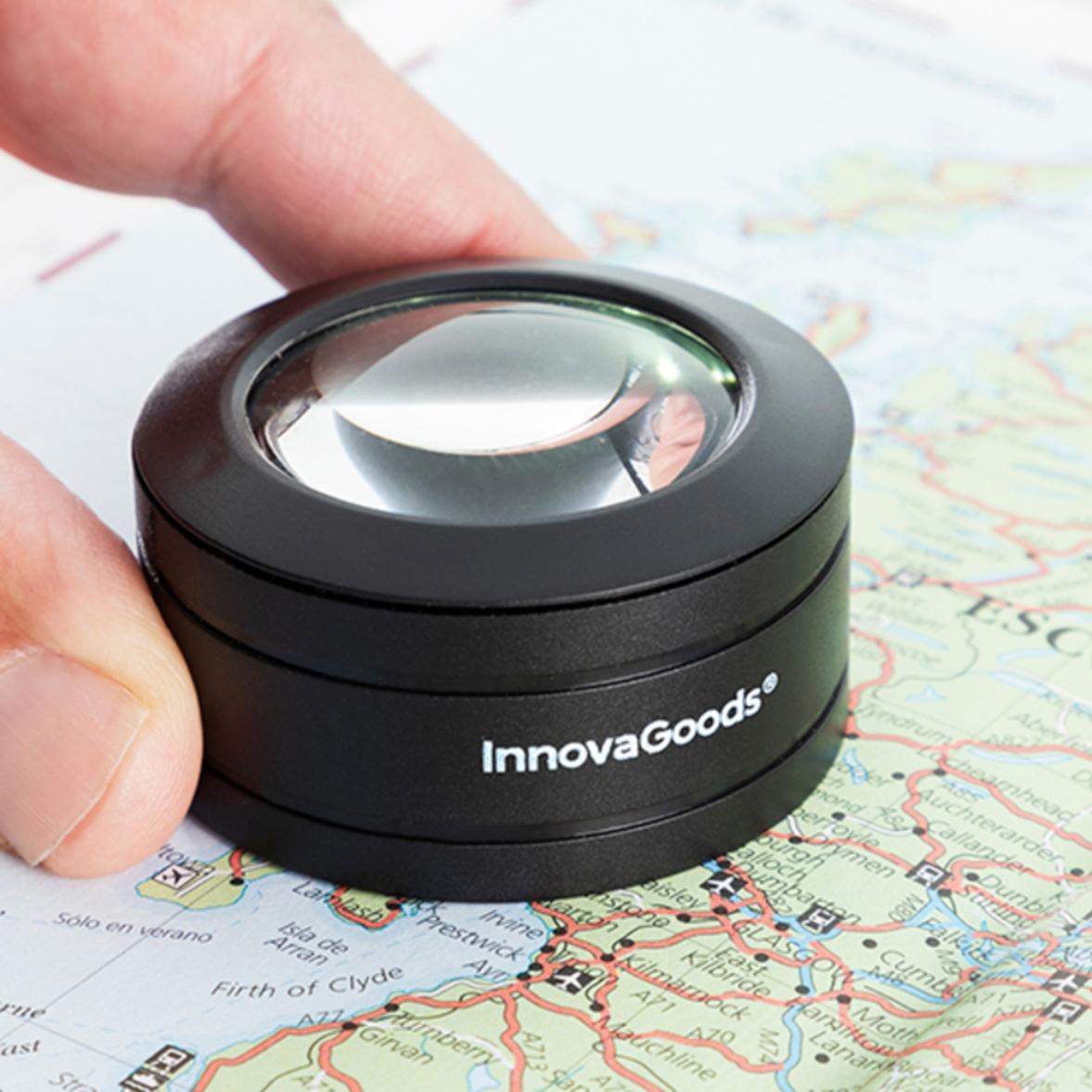 Luuppi LED -lampulla - 5-kertainen Suurennus