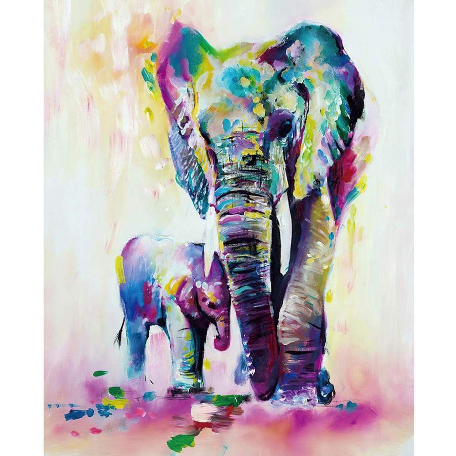 Canvasposter, Elefant - 50 x 70 cm | Hem & Hobby - Hem & Hushåll - Inredning & Dekoration - Bords- & Väggdekoration | Pryloteket