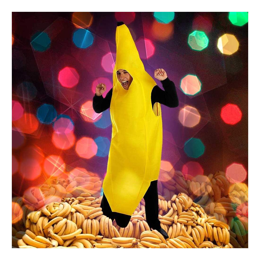 Maskeraddräkt - Banan - One-Size | Mode & Accessoarer - Kläder - Övrigt | Pryloteket