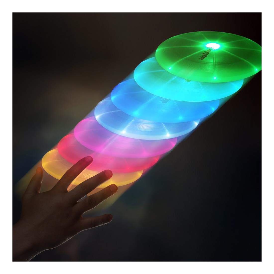 Frisbee med LED-belysning - 7 Färger | Leksaker & Spel - Leksaker - Interaktiva leksaker | Pryloteket